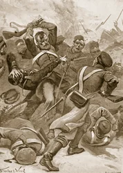 Inkerman: det 55. (og grænse-) regiment anklager russerne